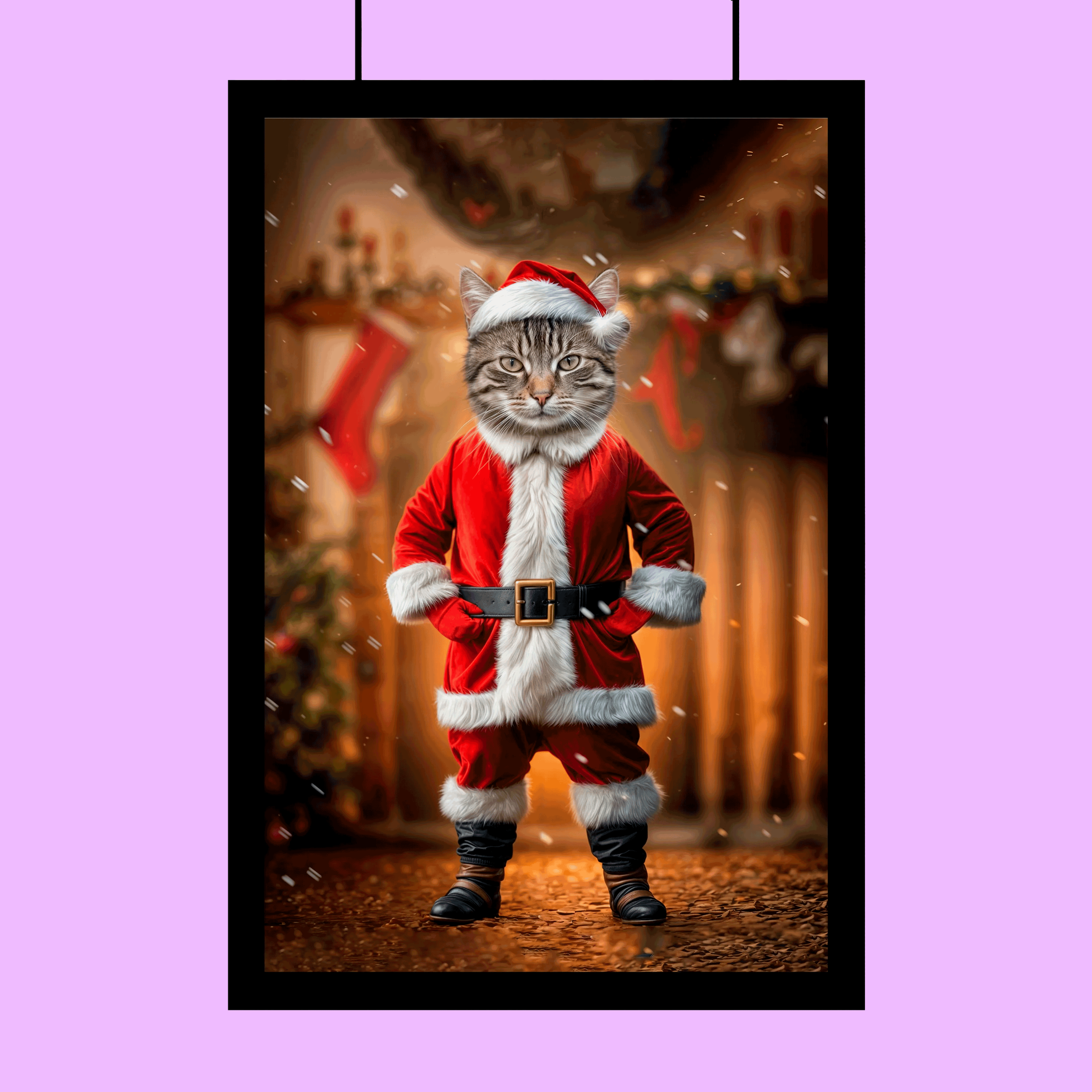 Mr Santa Claus – Christmas Santa Pet Portrait